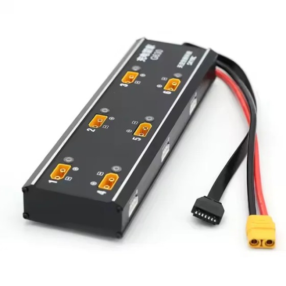 SKYRC G630 120 Charging Hub Smart Charging Management System UAV Agricultural Drone Batteries 6in1 for PC1080C Fast Charger